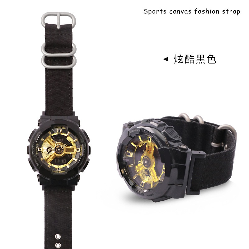 Casio Watch G-Shock Dw-5600 - 16mm Pasek do zegarka z bawełnianego