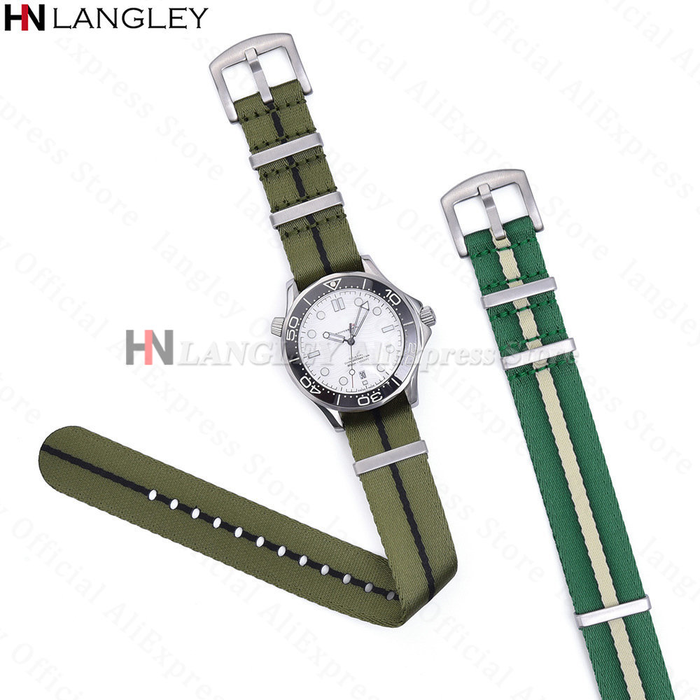 Pasek nylonowy 18mm 20mm 22mm  – Omega Watch Seamaster recenzja i cena